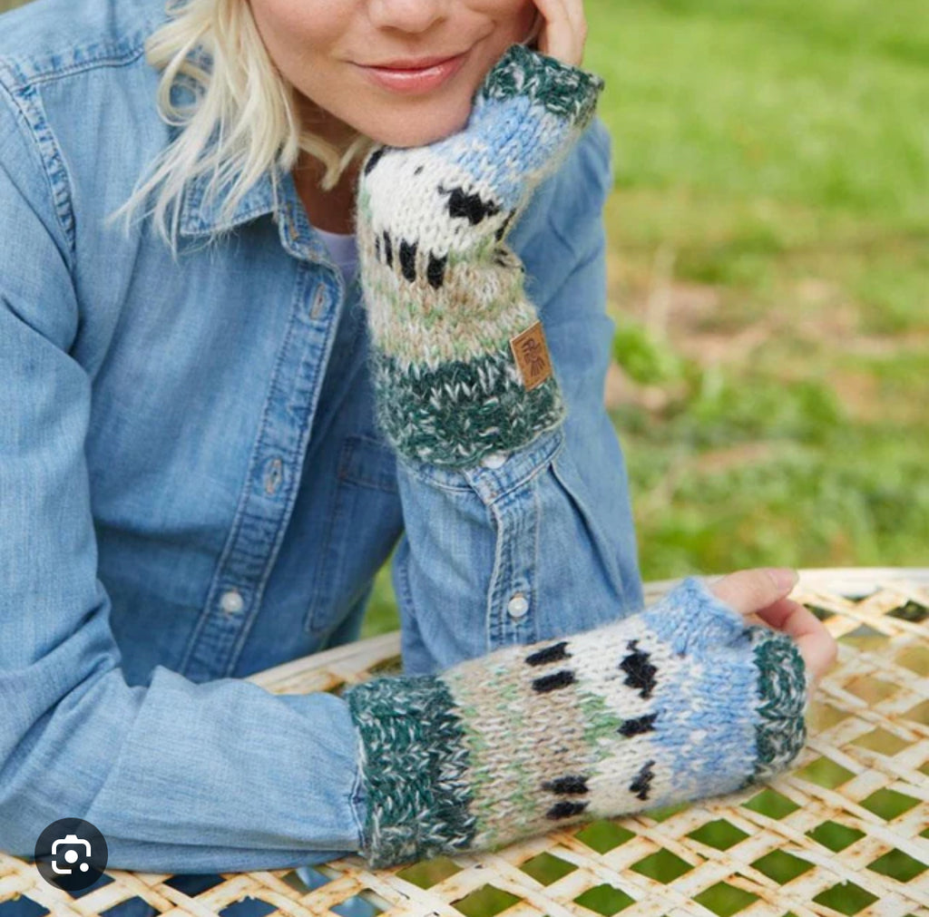 Hazy Sheep Hand Warmers Sherpa Fleece Buck Brook Alpacas