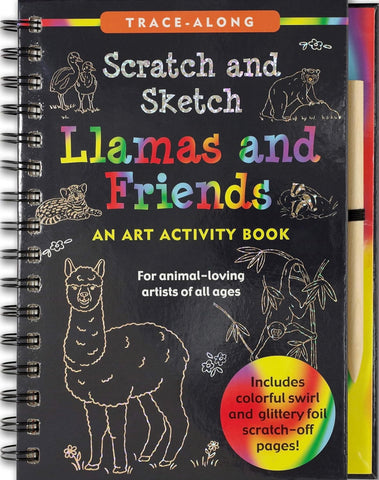 Llamas and Friends Scratch and Sketch