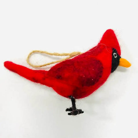 Felted Bird / Red Cardinal