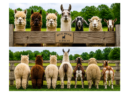 Buck Brook Alpacas Magnet