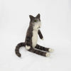 Large Felted Cat Sitting