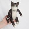 Large Felted Cat Sitting