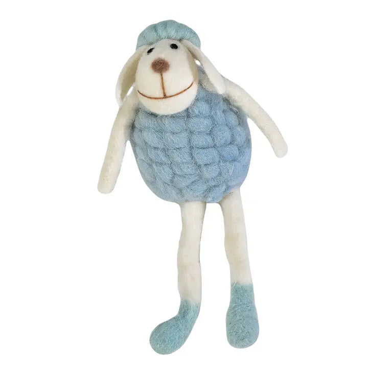 Long Legged Felted Sheep Toy