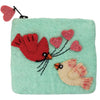 WILD WOOLIES FELTED COIN PURSE