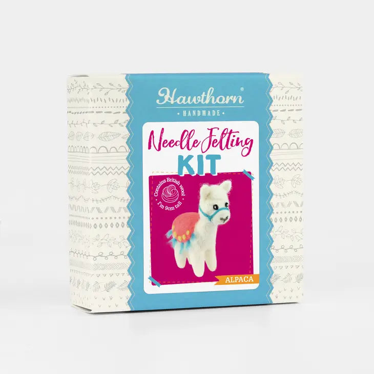 Mini Needle Felting Kit / Alpaca