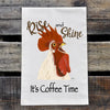 Rise and Shine Rooster Tea Towel