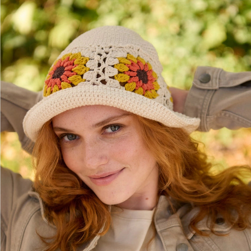 Daisy Cotton Bucket Hat