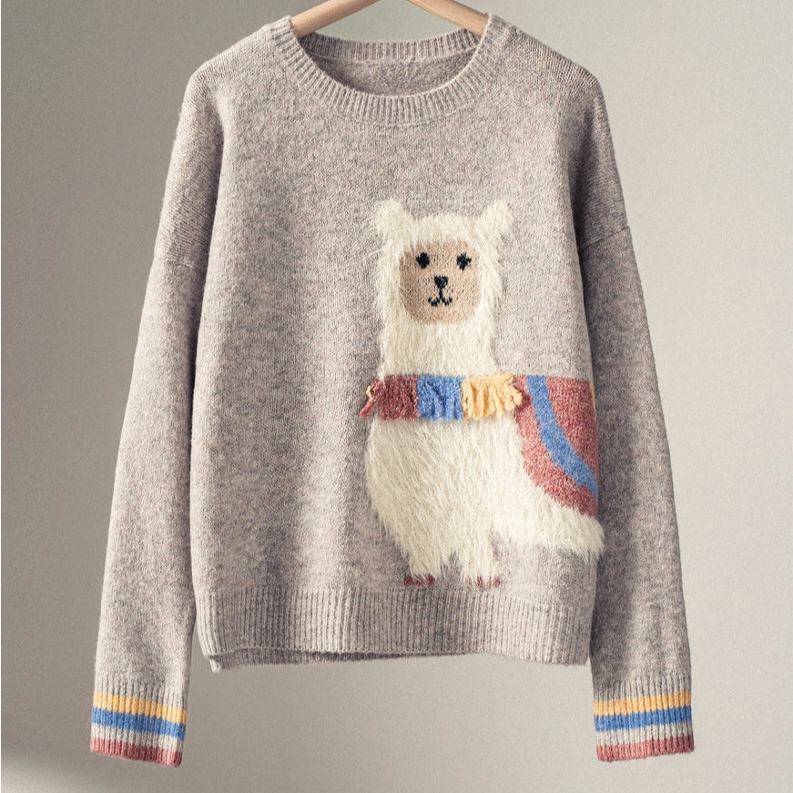 Whimsical Alpaca Sweater