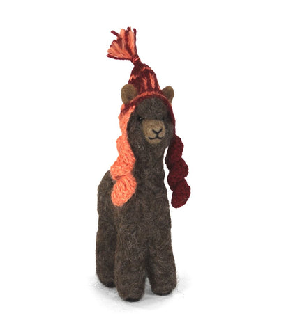 HUACAYA ALPACA FIGURINE ORNAMENT