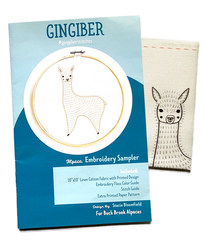 EMBROIDERY SAMPLER / ALPACA