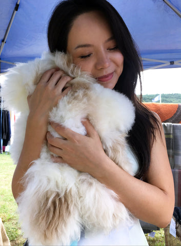 BABY ALPACA FUR TEDDY BEARS / NATURAL COLORS