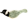 WILD WOOLIES FELTED WOOL ORNAMENT Chickadee