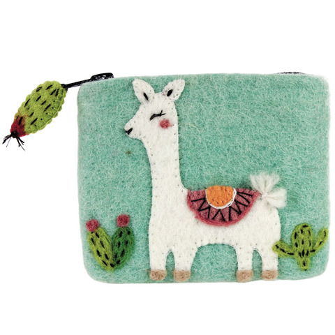 WILD WOOLIES FELTED COIN PURSE