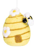 WILD WOOLIES FELTED ORNAMENT / Busy Beehive