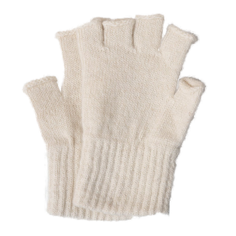 BABY ALPACA FINGERLESS GLOVES