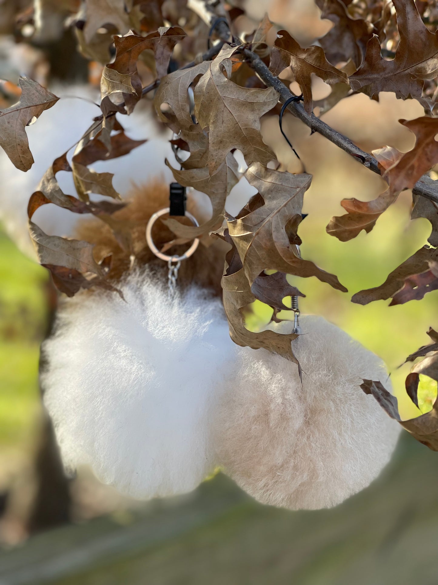 POM POM KEY CHAIN
