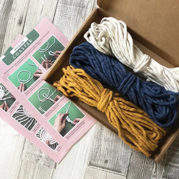 Macrame Kit for Adults / Coasters