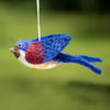 WILD WOOLIES FELTED WOOL ORNAMENT Barn Swallow