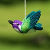 WILD WOOLIES FELTED WOOL ORNAMENT Costas Hummingbird