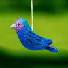 WILD WOOLIES FELTED BIRD / Indigo Bunting