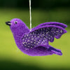 WILD WOOLIES FELTED ORNAMENT/Purple Martin