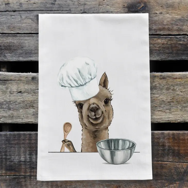 Flour Sack Alpaca Tea Towels