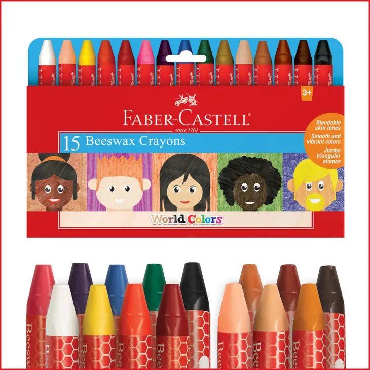 Beeswax Crayons - World Colors