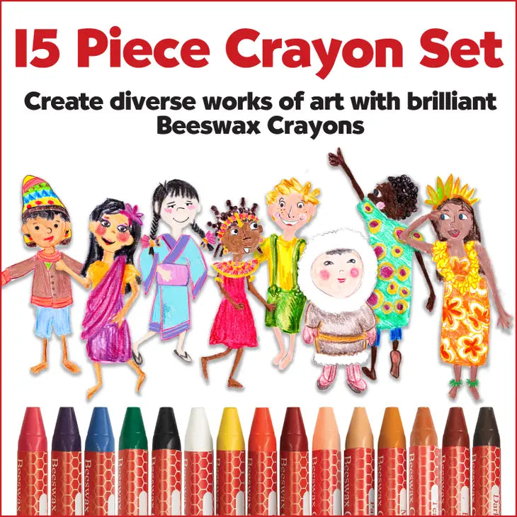 Beeswax Crayons - World Colors
