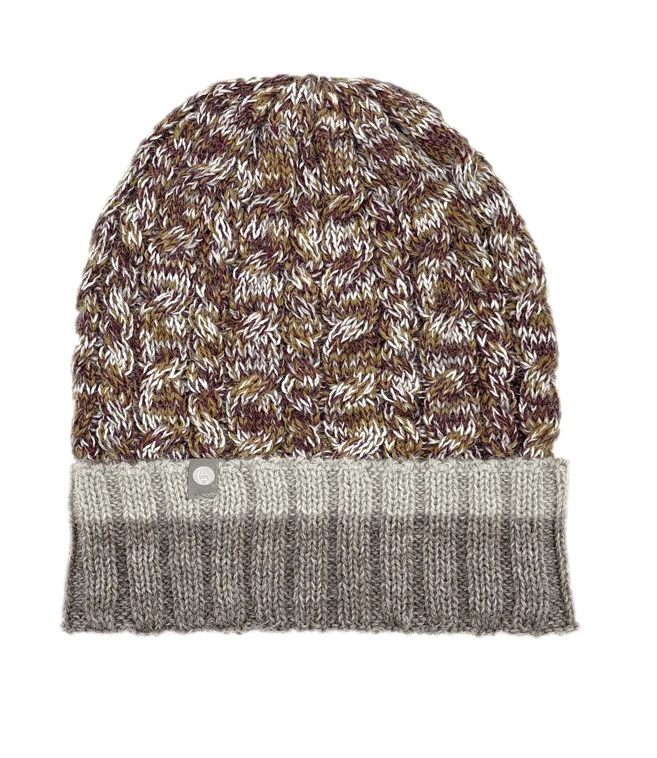 Alpaca Beanie Braided
