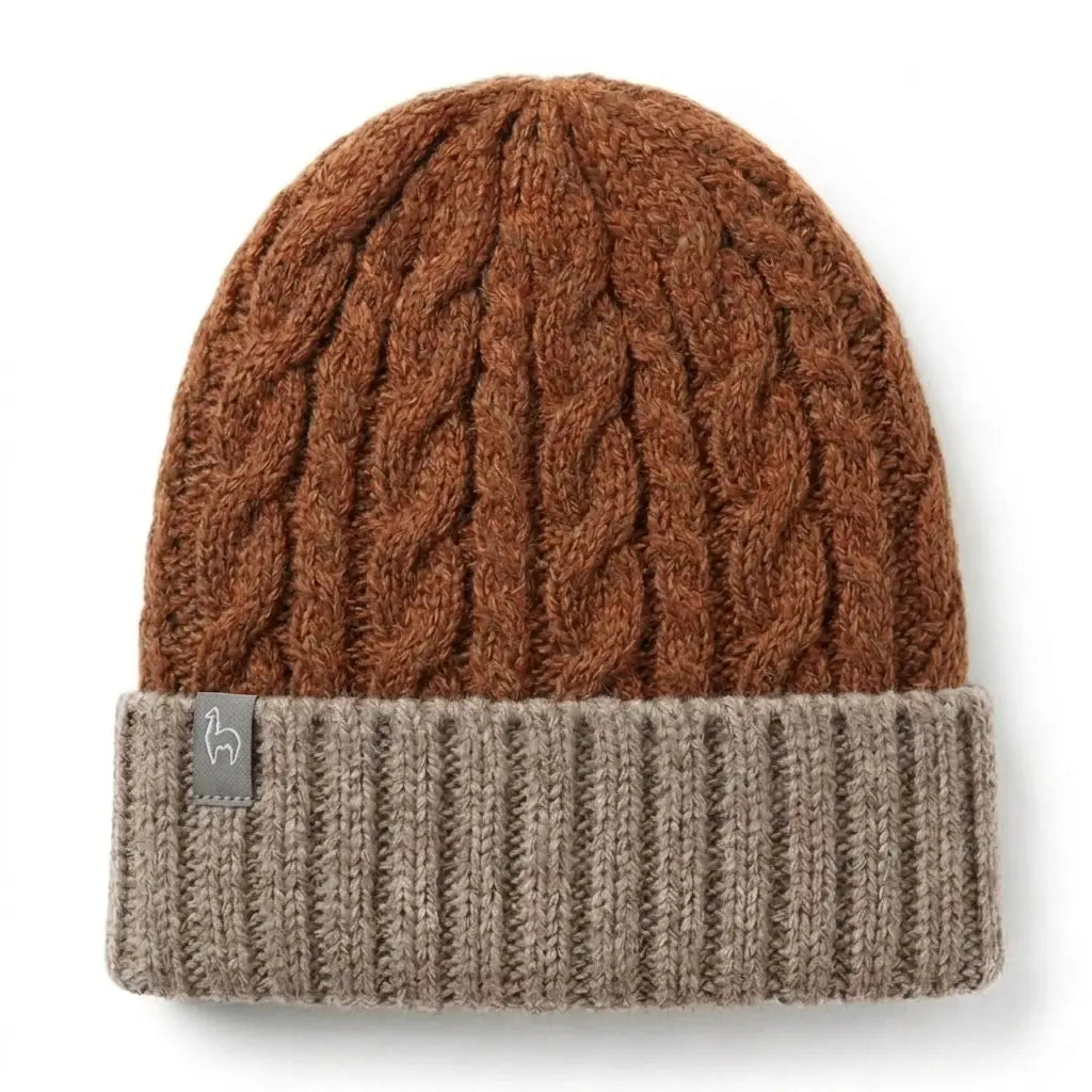 Alpaca Beanie Braided