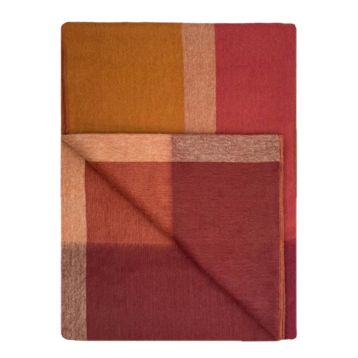 ALPACA BRUSHED PLAID BLANKETS