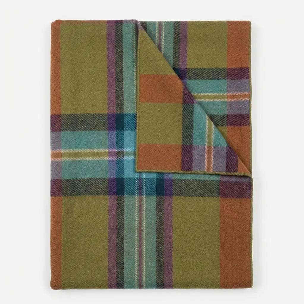 BRUSHED ALPACA THROW / PLAIDS AND TARTANS