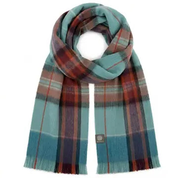 ALPACA PLAID BRUSHED SCARVES
