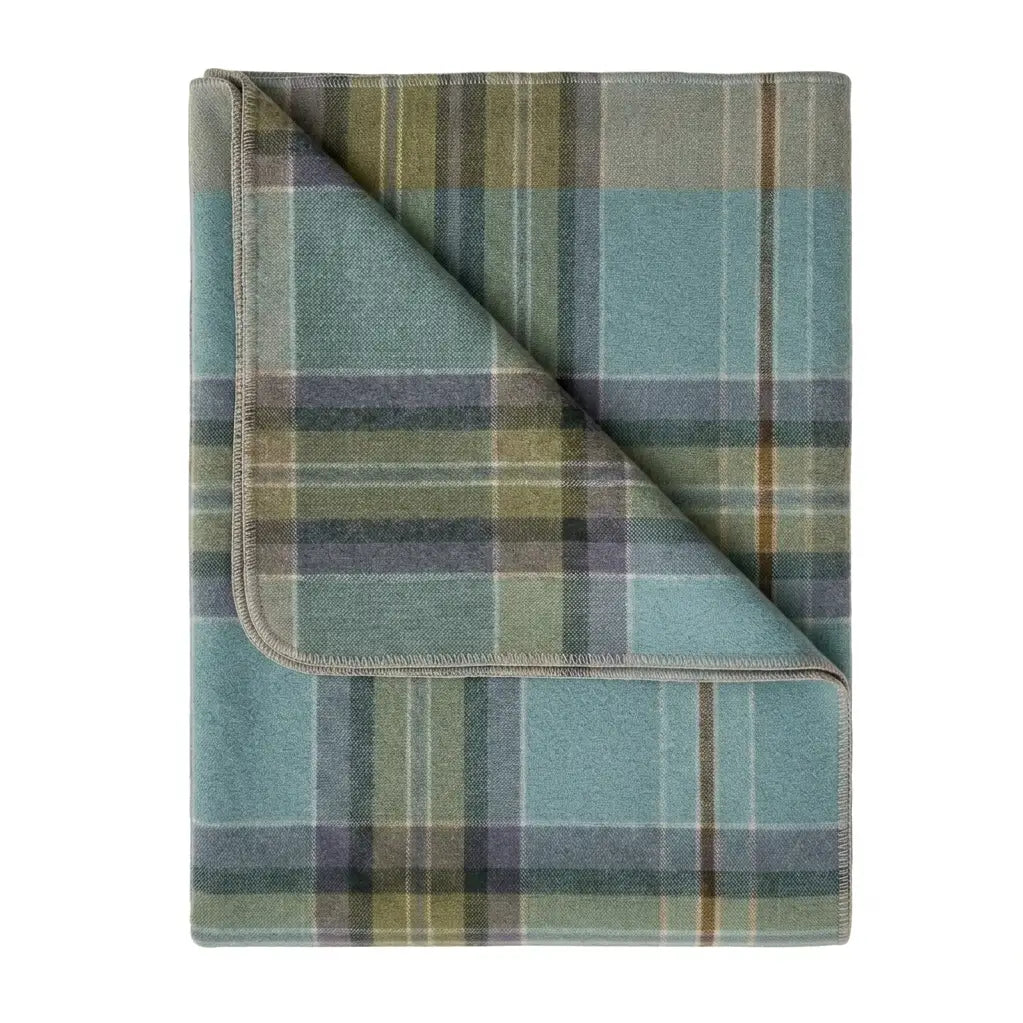 ALPACA BRUSHED PLAID BLANKETS