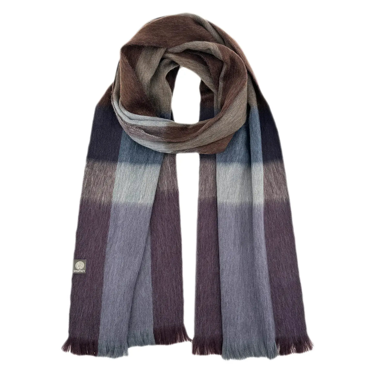 BRUSHED ALPACA SCARVES / PLAIDS AND TARTANS