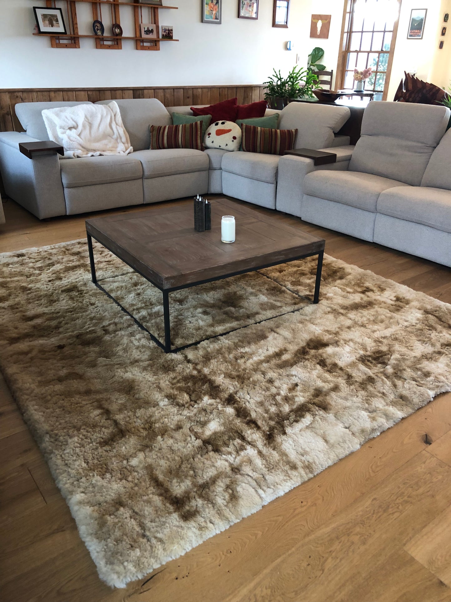 100% ALPACA HANDMADE RUG  8' x 9'