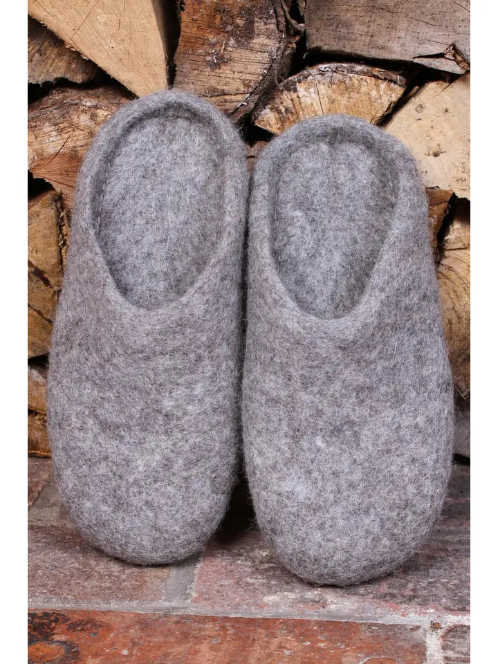 Classic Men's Felted Slippers – Buck Brook Alpacas