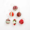 Hand Felted and Embroidered Holiday Ornaments