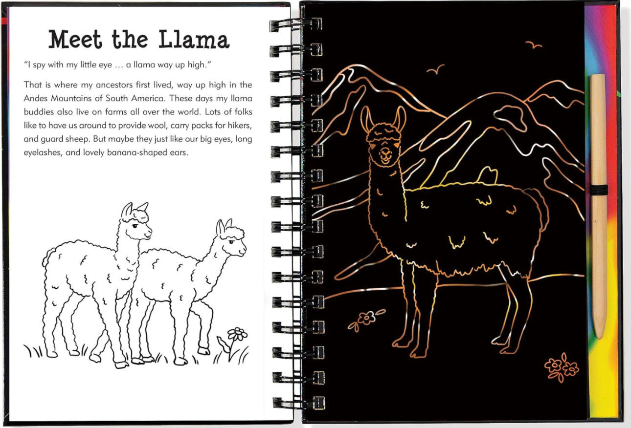Llamas and Friends Scratch and Sketch