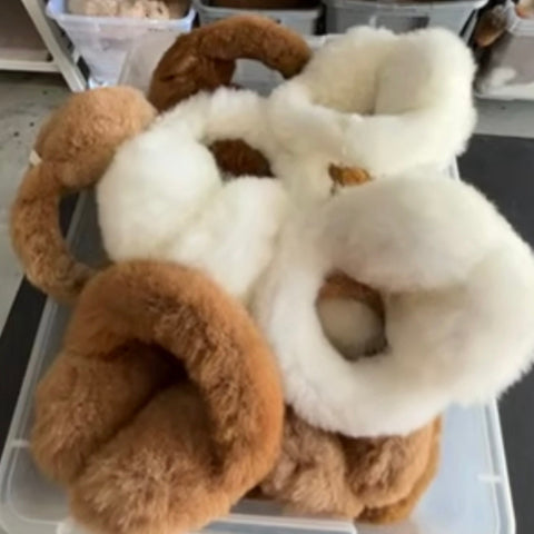 Alpaca Fur Ear Muffs
