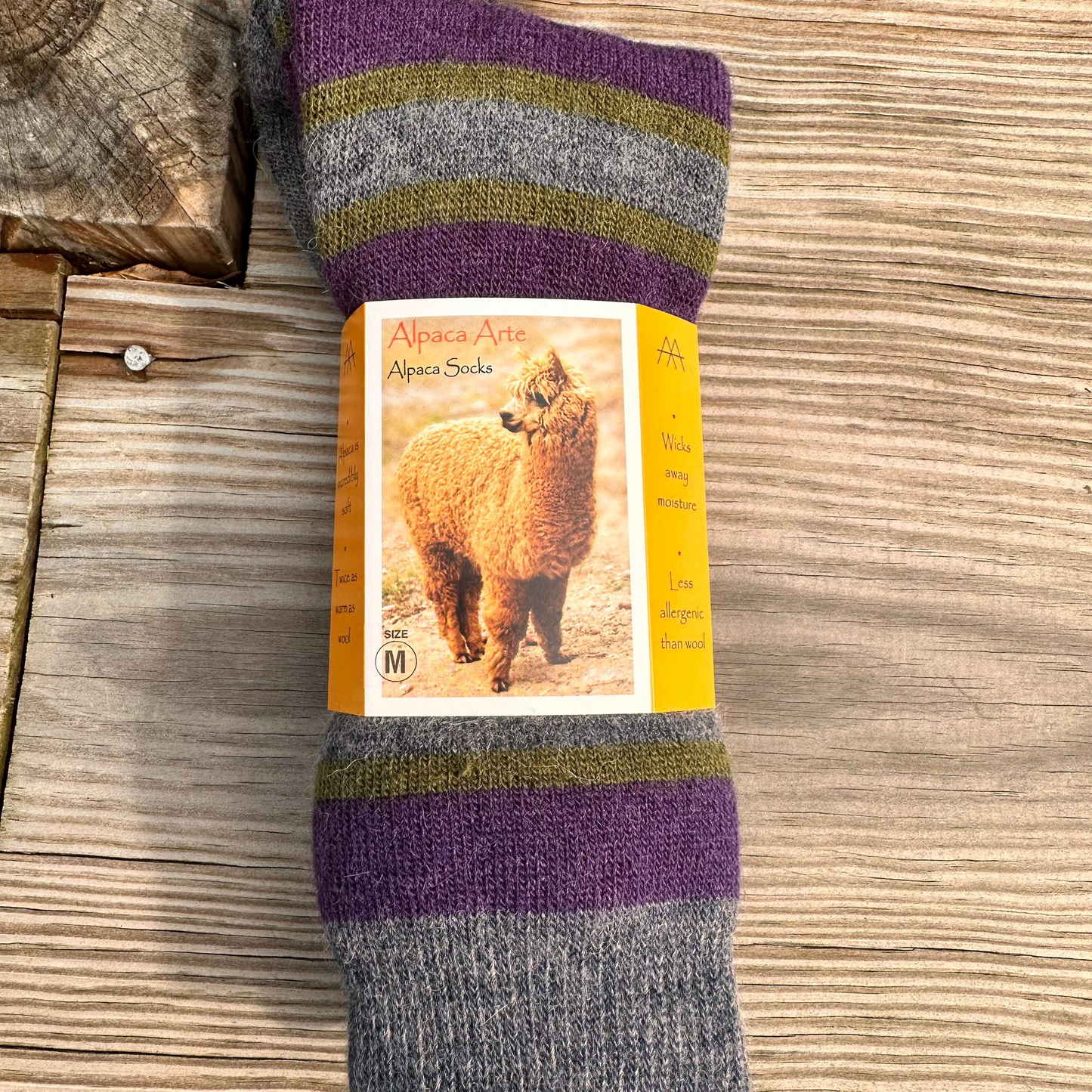 ALPACA ARTE SOCKS / OUR HERD ORIGINAL STRIPES