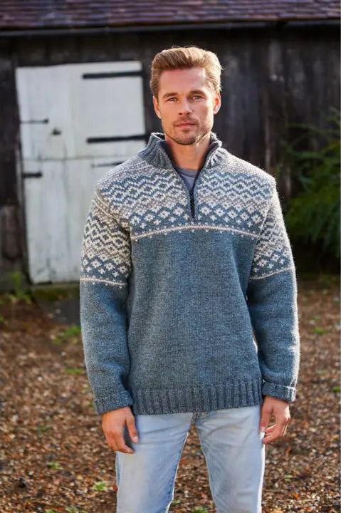 Jorvik Half Zip Mens Sweater