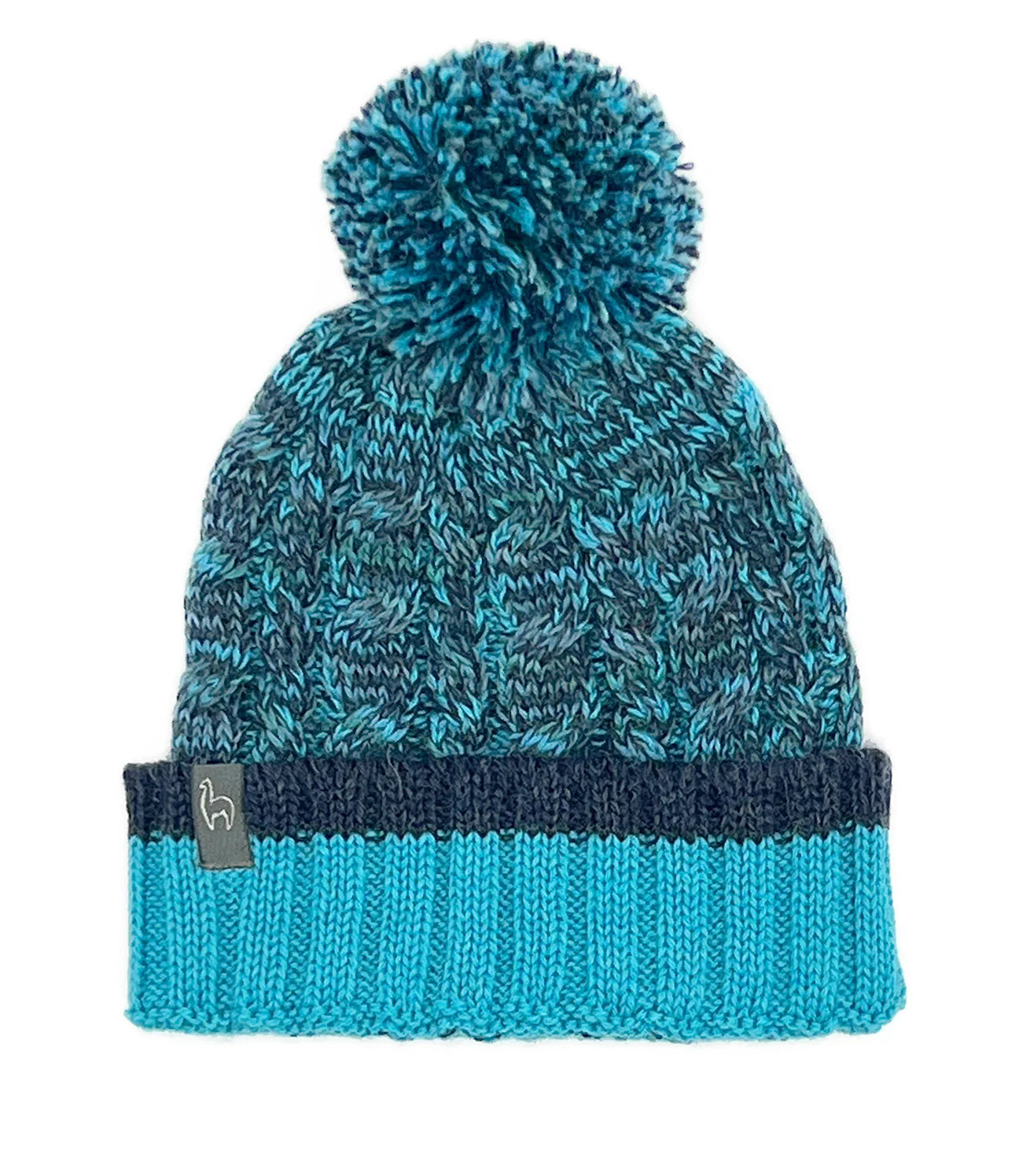 Kids Braided Alpaca Beanie