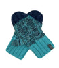 KIDS BRAIDED ALPACA MITTENS