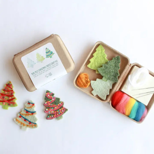 Mini Christmas Tree Felting Kit