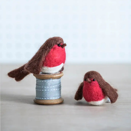 Needle Felting Kit / Robins