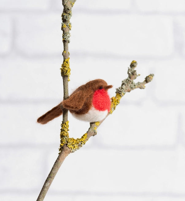 Needle Felting Kit / Robins