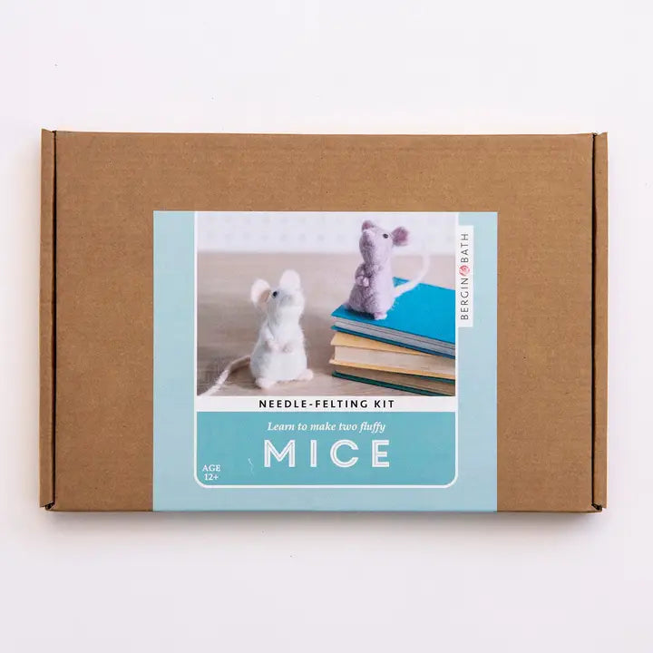 Needle Felting Kit / Mice