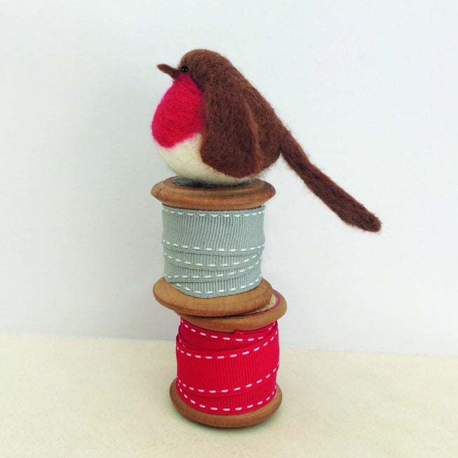 Needle Felting Kit / Robins