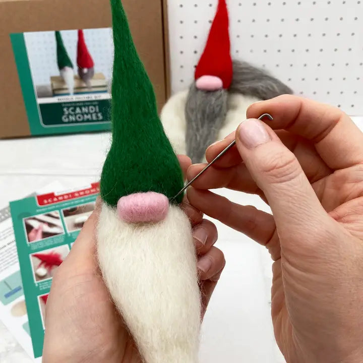Needle Felting Kit / Scandi Gnomes